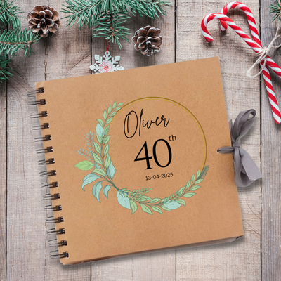 Personalised Birthday Gift Scrapbook