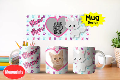 Cat Mug Ceramic Mug Gift Photo Personalised Mug