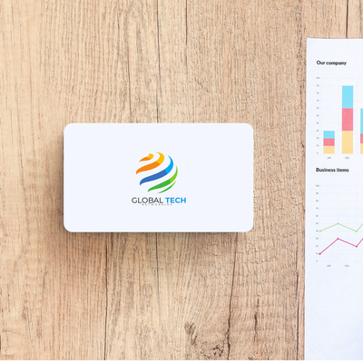 Arctic White Matte PVC | Digital Business Card