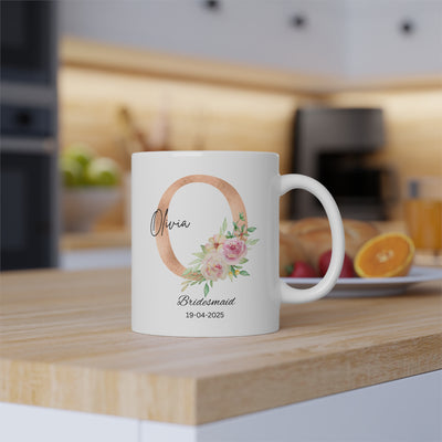 Personalised Wedding Gift, Personalised Bride Gift Mug