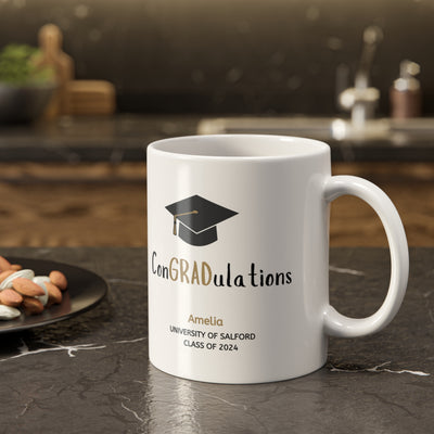 Personalised Graduation Mug UNIVERSITY OF CLASS OF 2025