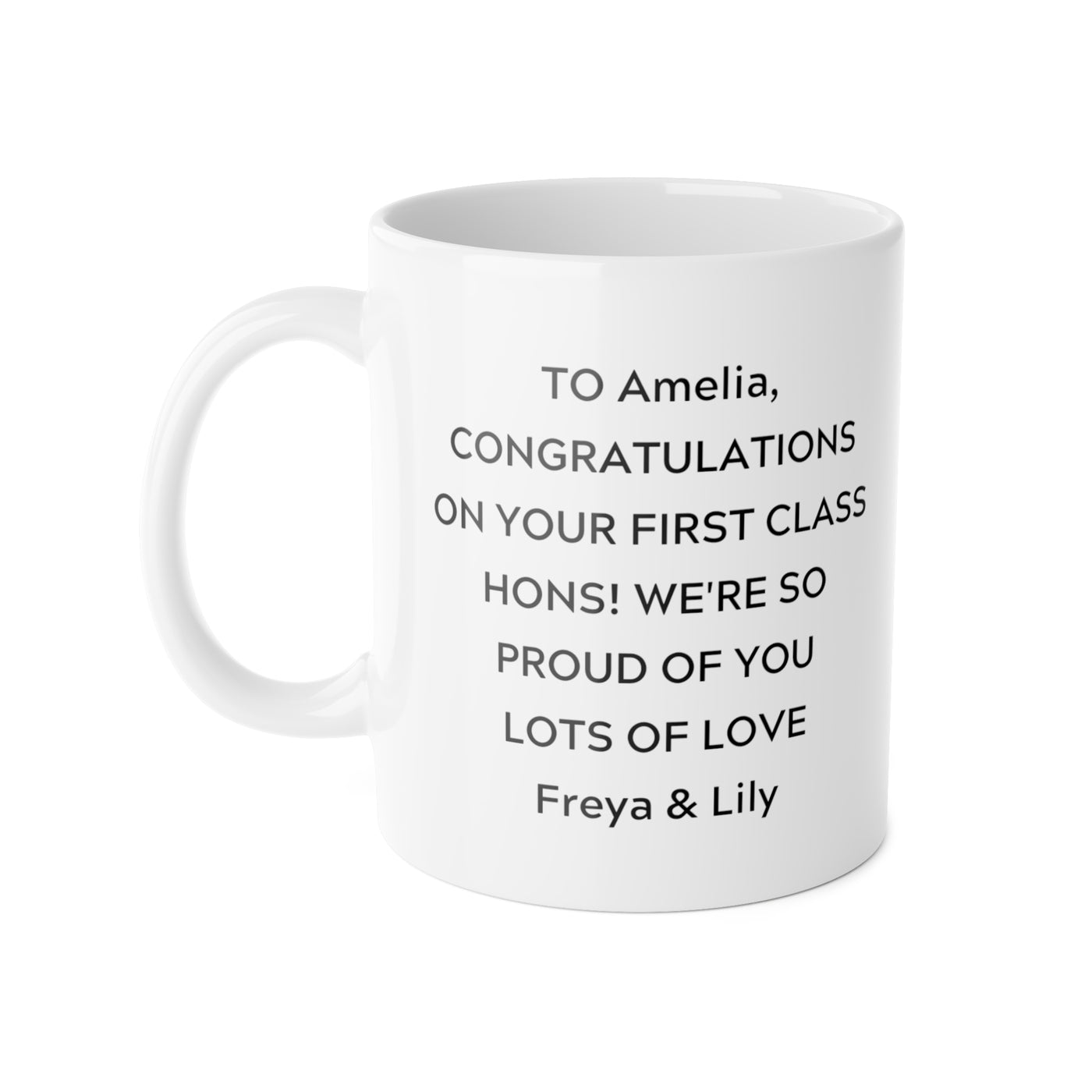 Personalised Graduation Mug UNIVERSITY OF CLASS OF 2025
